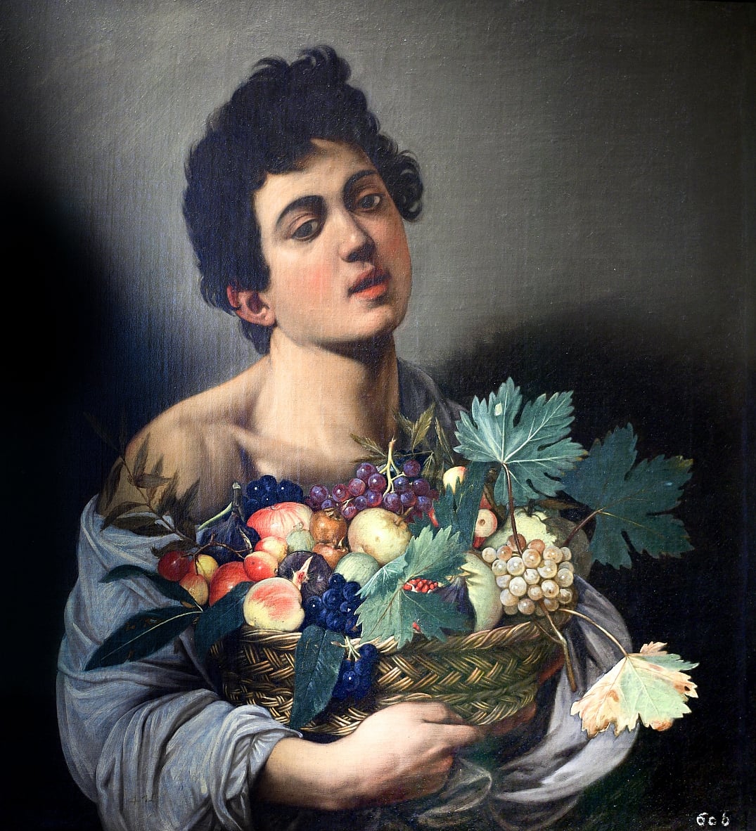 Boy with a Basket of Fruit by Caravaggio